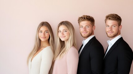 A team of individuals working together, providing support and encouragement, fostering individual growth and team success.