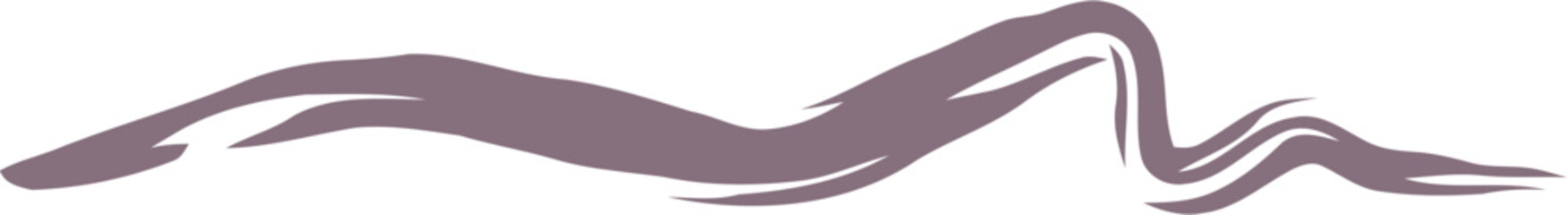 Abstract Brush Ink Stroke