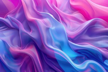 Obraz premium Close-up of pink and blue fabric