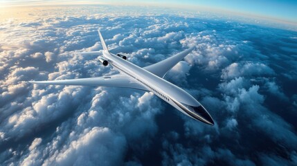 Fototapeta premium Engineers are at the forefront of designing eco-friendly aerospace technologies, driving an industry-wide commitment to sustainability.