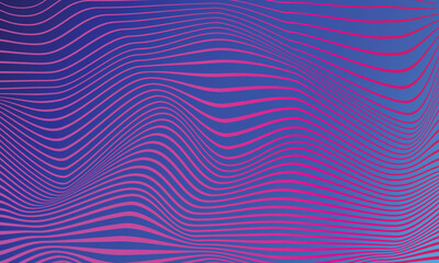 Abstract geometric line background. Futuristic design. Geometric element. Y2k Wave abstract pattern.