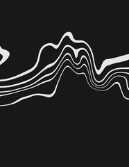 Liquid dynamic grainy texture, Black and white poster design with liquid and curve lines, Futuristic cover set. Letter size. Ideal for banner, flyer, invitation, business card.