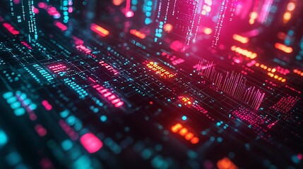 Obraz premium 3D digital currency exchange with floating exchange rates, symbolizing global financial transactions