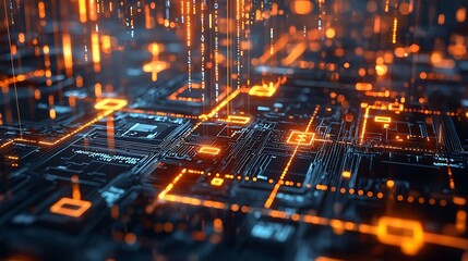 Obraz premium 3D digital currency exchange with floating exchange rates, symbolizing global financial transactions