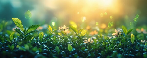 A modern plant converting sewage sludge into biomethane, green energy symbols in the background, renewable conversion concept, eco-friendly infrastructure.
