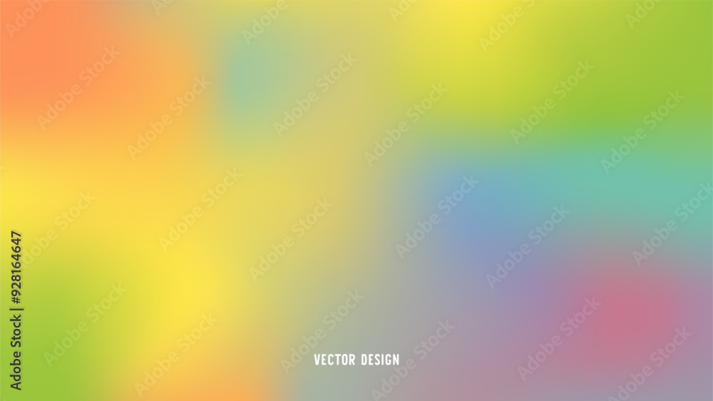 Poster soft gradient background with blurred colors and smooth transitions