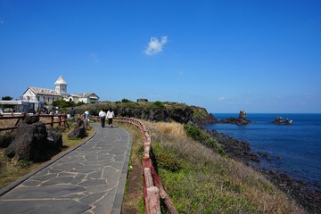 seaside walkway and fine view