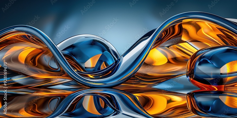 Poster abstract background with lines