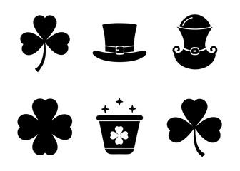 St. Patrick's Day Square vector illustration 