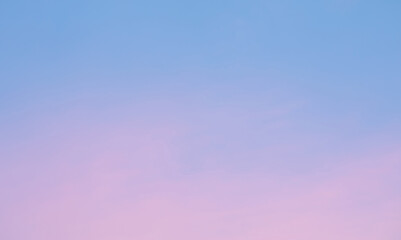 Obraz premium Pastel beautiful sky with sundown time.gradient background