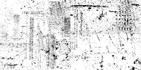Background of cracks, scuffs, chips, stains, ink spots, lines. Dark design, 