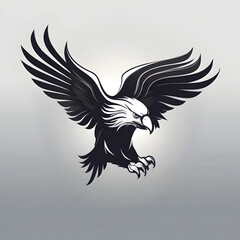 Obraz premium American bald eagle head illustration logo of a American eagle head American bald eagle 