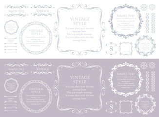 ハロウィンのフレームデザイン。