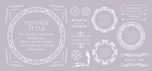 ハロウィンのフレームデザイン。