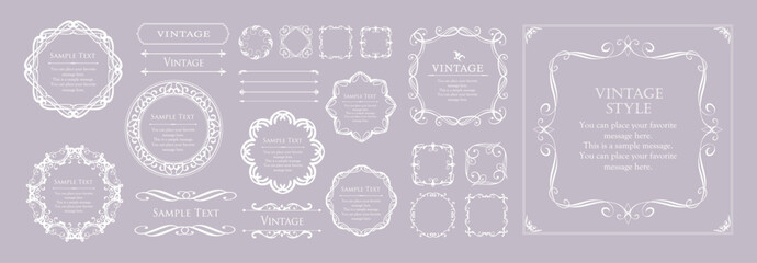 ハロウィンのフレームデザイン。