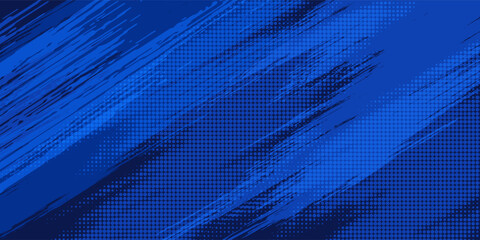 blue color pattern gradient grunge texture background. Dots pop art comics sport style vector illustration Abstract background dark blue with modern corporate concept © Muhammad Muhdi