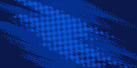 blue color pattern gradient grunge texture background. Dots pop art comics sport style vector illustration Abstract background dark blue with modern corporate concept © Muhammad Muhdi