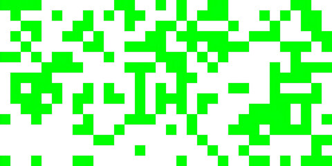 Abstract green pixel pattern. Simple, modern, and digital design. Perfect for backgrounds, website graphics, or social media.