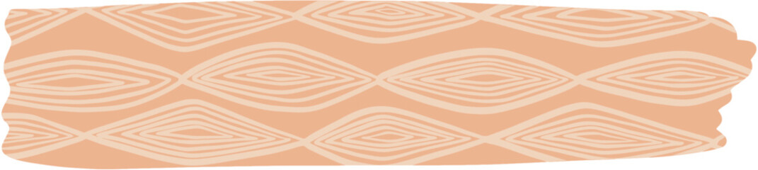 Abstract Washi Tape Doodle Design