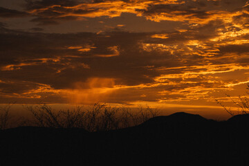 atardecer en el cerro