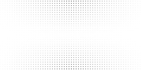 Abstract halftone background with wavy surface made of gray dots on white. eps 10
