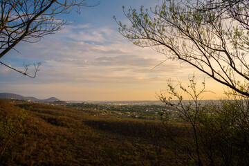 atardecer en el cerro