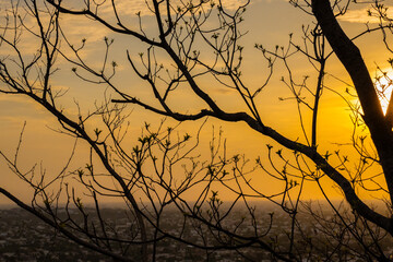 atardecer en el cerro