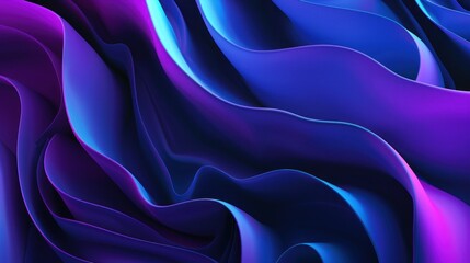 Obraz premium Abstract Purple and Blue Wave