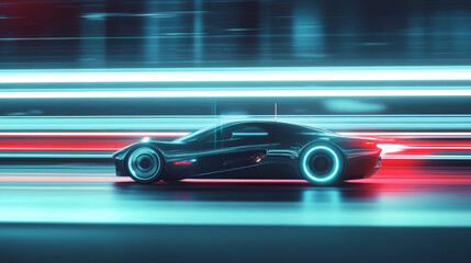 High speed, high-tech, unmanned sports cars