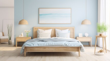 pop light blue wood