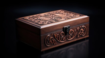 luxurious wooden jewelry box