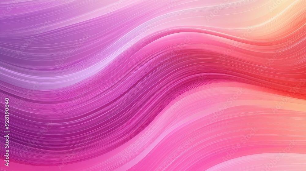 Poster bright pink lines blend seamlessly into a dark gradient, creating a modern abstract background with 