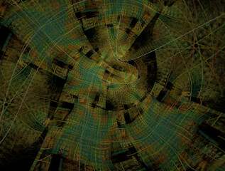 Imaginatory fractal abstract background Image