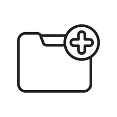 new folder icon design vector template