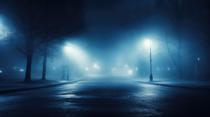 streetlights blue fog texture