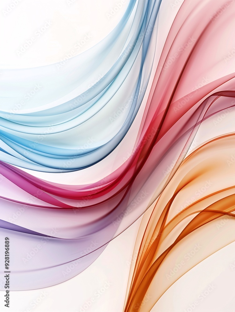 Aufkleber an abstract background with a harmonious blend of colors, providing plenty of copy space.