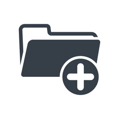 new folder icon design vector template