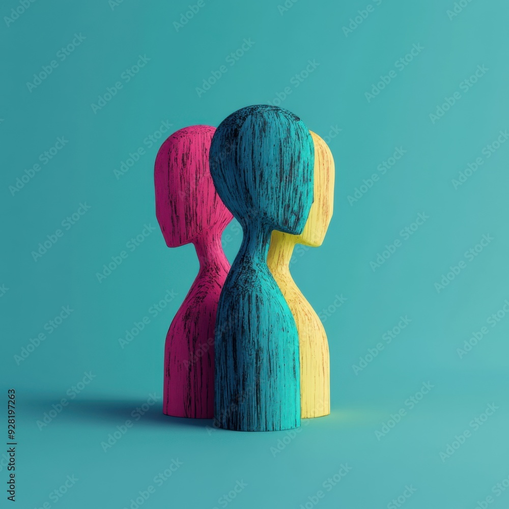 Aufkleber futuristic automated customer relationship management with ai-driven tools - 3d illustration