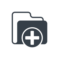 new folder icon design vector template