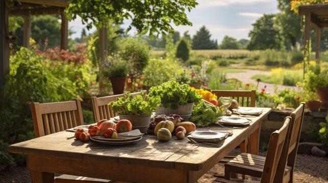 farmhouse home table
