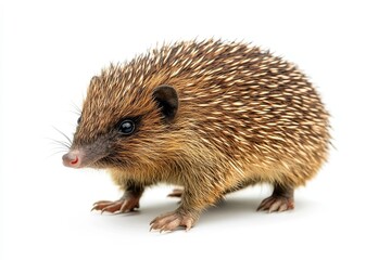 A Close-Up of a European Hedgehog with Spiky Brown Fur