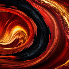 red and black abstract