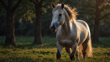 Obraz premium horse in the field
