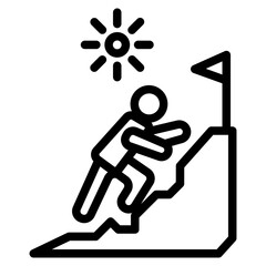 Hiking icon