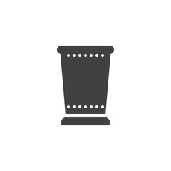 Julep cup vector icon