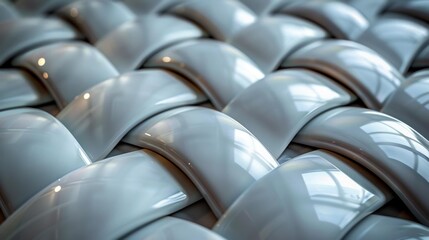 Obraz premium Shiny Reflections on Porcelain Surfaces