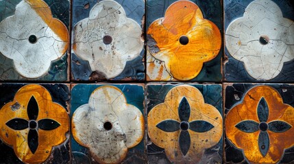 Beautifully crafted stonework with intricate designs
