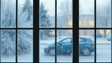 Winter's Embrace - A Blizzardy View
