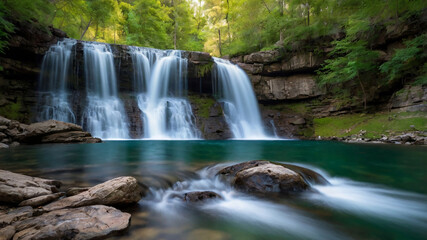 waterfall in the forest