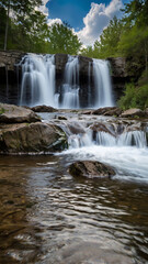 waterfall in the forest